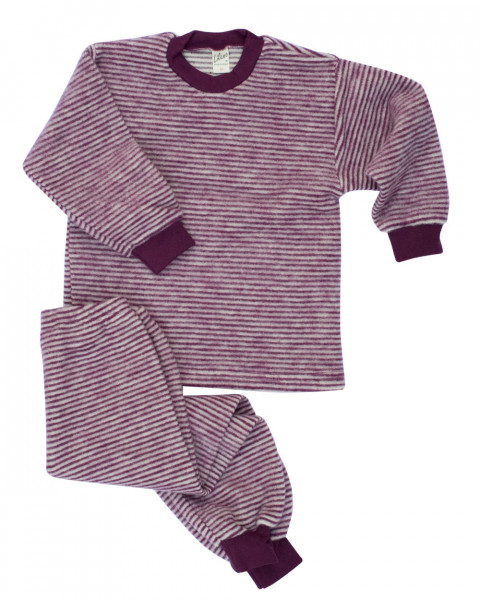 Lilano, Kinder Schlafanzug Wollfrottee Plüsch, Wolle (kbT)