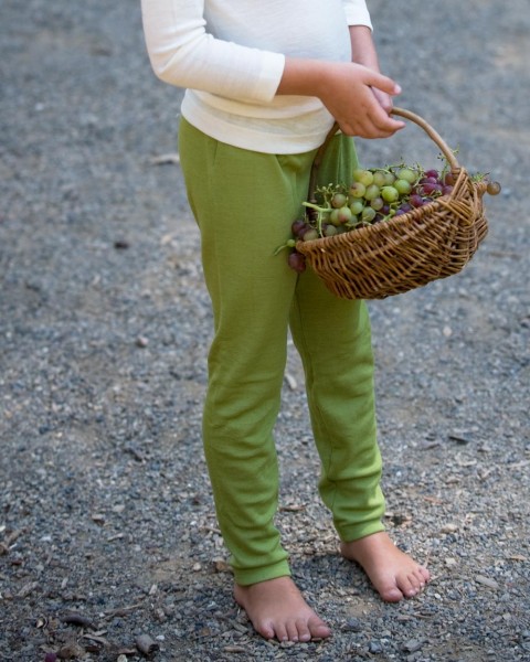 Cosilana, Kinder Leggings, Wolle (kbT), Seide