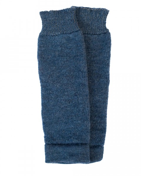 Hirsch Natur, Baby Krabbelschoner /Kinder Beinstulpe, 100% Wolle (kbT)