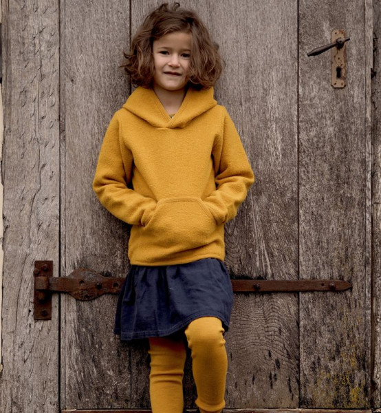 Reiff, Kinder Kreppwalk-Hoodie aus 100% Wolle