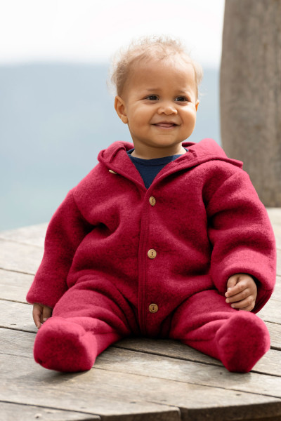 Engel, Baby Overall Fleece mit Umschlag, Wolle (kbT)