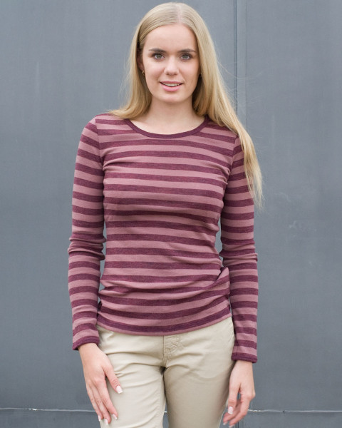 Jalfe, Merino Streifen Shirt, 100% Wolle (kbT)