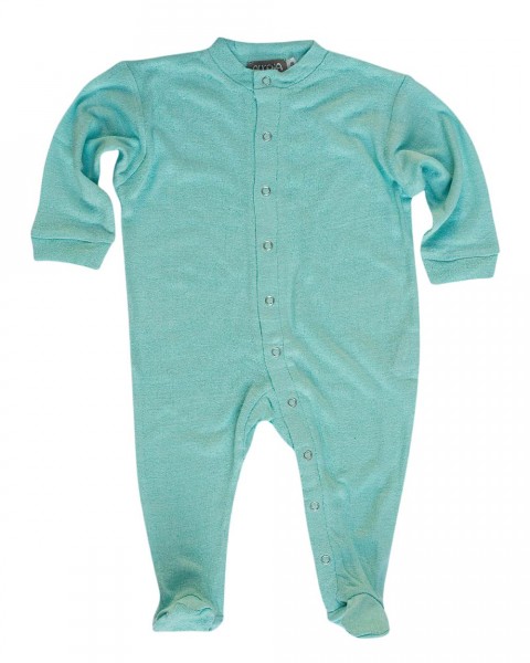 Baby Schlafanzug / Strampler, 100% Bourrette Seide