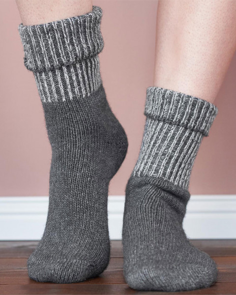 Damen Umschlag Socken, Baumwolle & Wolle