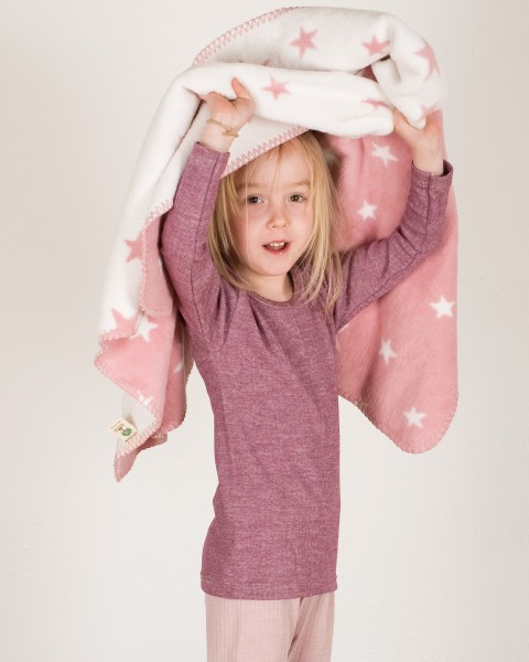 Cosilana, Kinder Shirt langarm, Baumwolle (kbA), Merinowolle (kbT), Seide