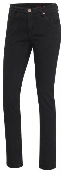 Feuervogl, Slim Fit / Medium Waist Jeans, 99% Baumwolle (kbA), 1% Elasthan schwarz
