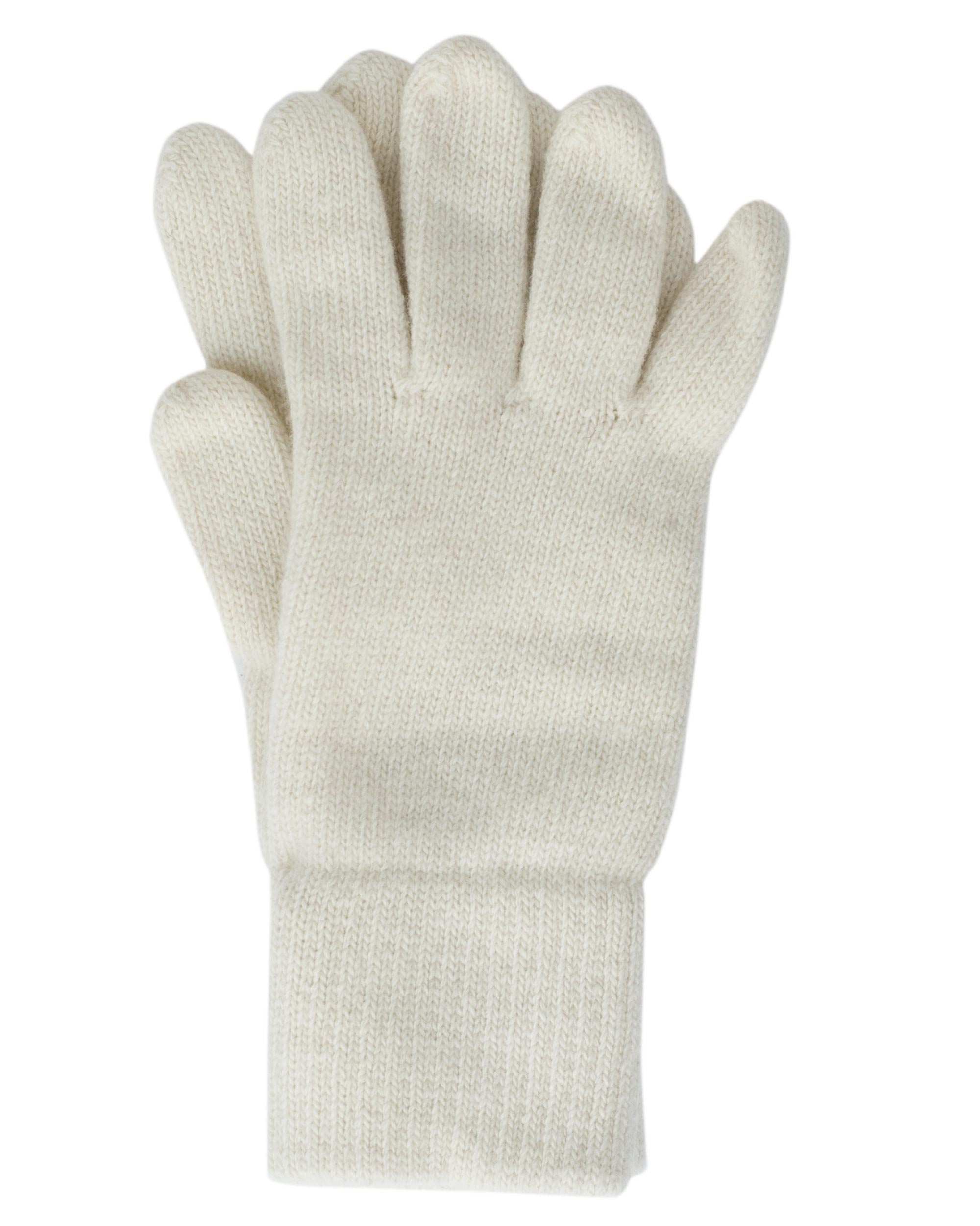 Damen Accessoires Handschuhe LUCKYLU  Milano Wolle Handschuhe in Weiß 