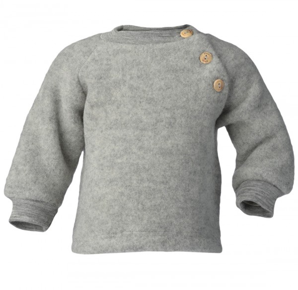 Baby Raglan Pullover Fleece, Engel Natur, 100% Wolle (kbT)