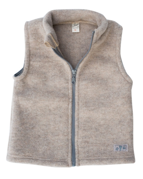 Lilano, Fleece Weste , 100% Wolle (kbT)